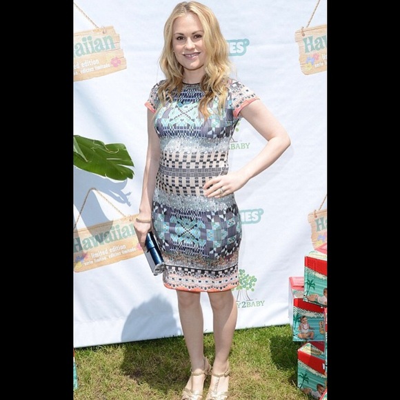 Clover Canyon Jeweled Tapestry Neoprene Dress S - Picture 4 of 8